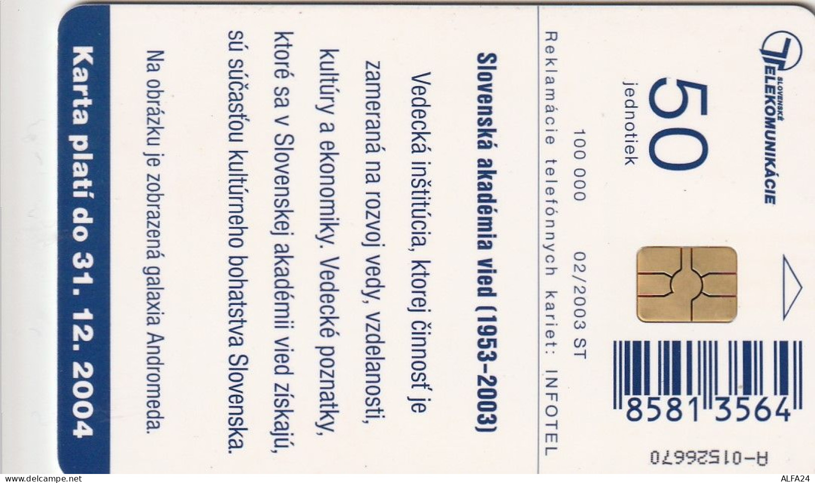 PHONE CARD SLOVACCHIA  (CV1135 - Slovakia