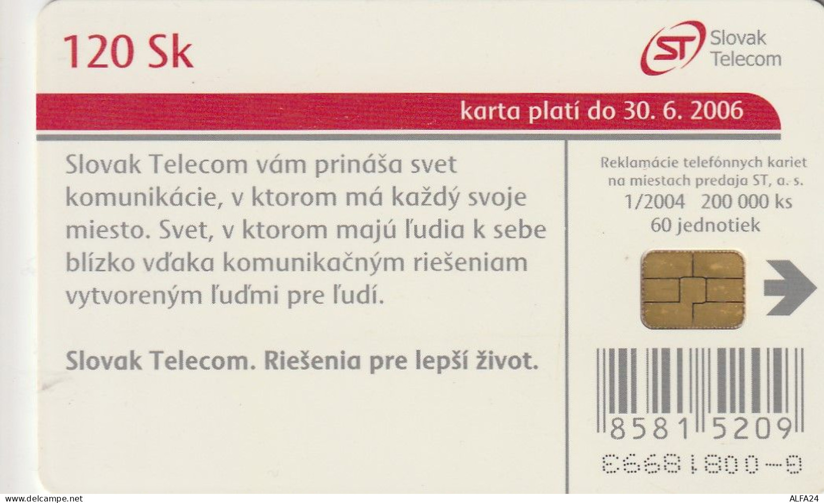 PHONE CARD SLOVACCHIA  (CV1127 - Eslovaquia