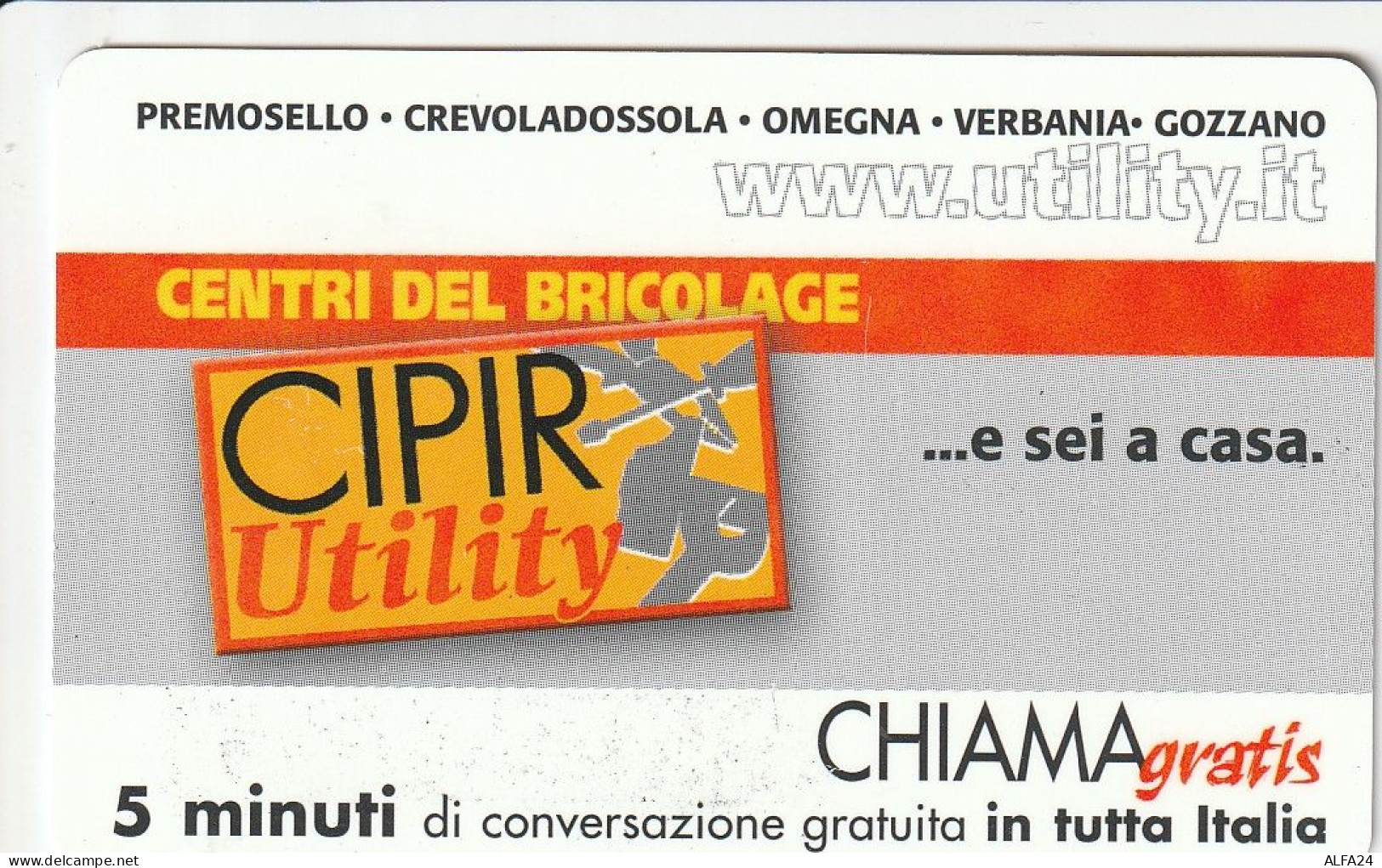 CHIAMAGRATIS MASTER/PROTOTIPO 211 CIPIR  (CV1921 - Private-Omaggi