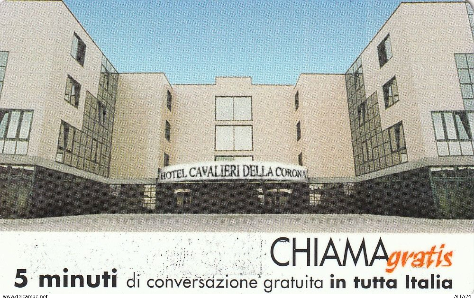 CHIAMAGRATIS MASTER/PROTOTIPO 268 HOTEL CAVALIERI DELLA CORONA  (CV1739 - Private TK - Ehrungen