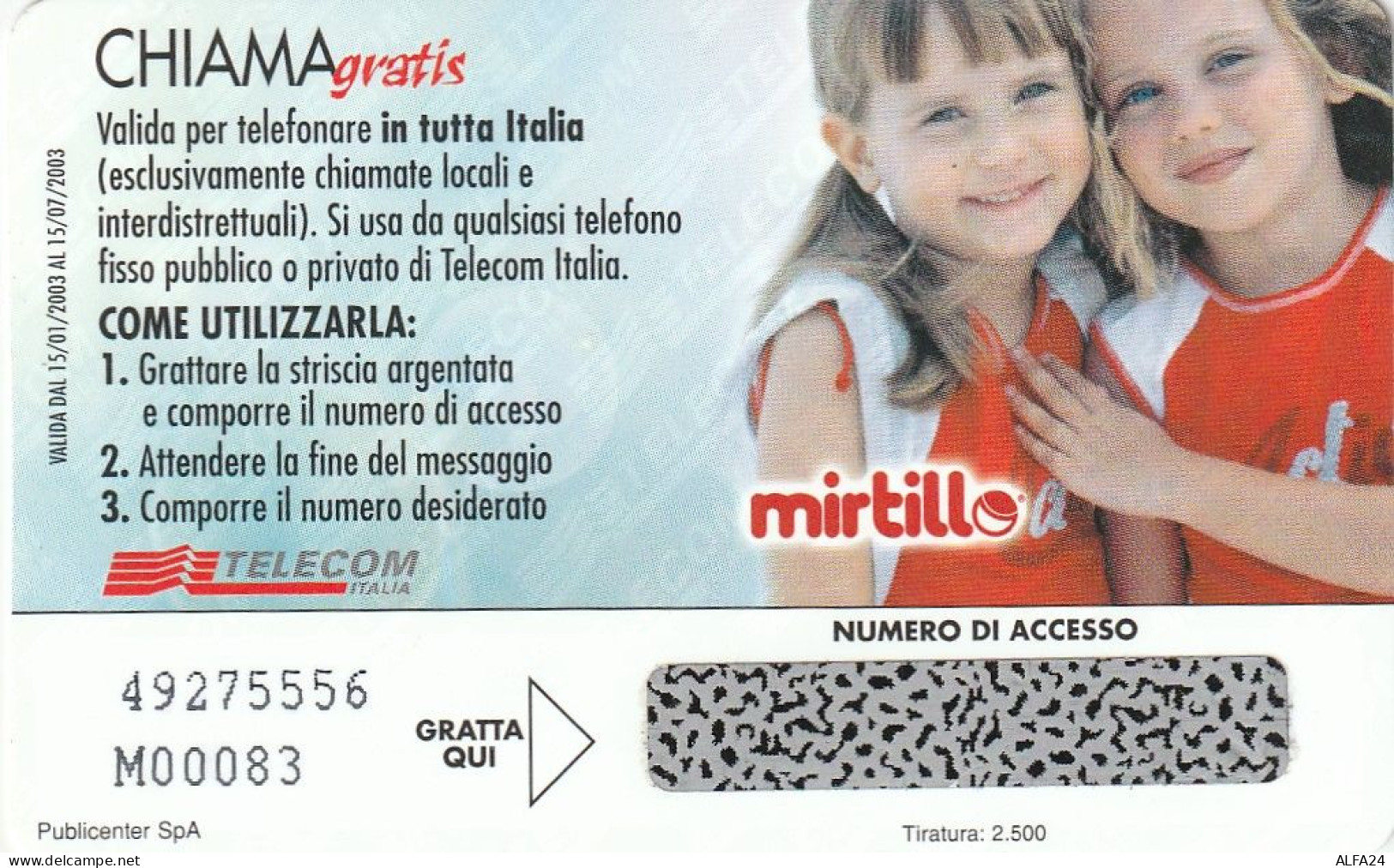 CHIAMAGRATIS MASTER/PROTOTIPO 514 MIRTILLO  (CV1723 - Private - Tribute