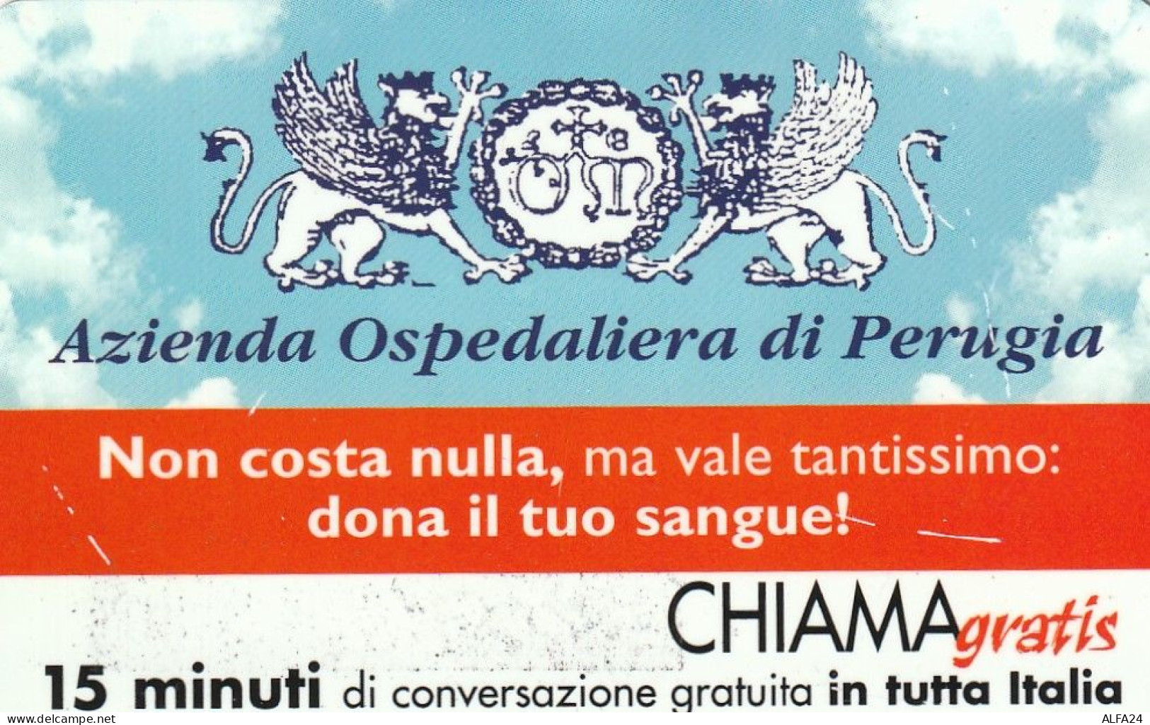 CHIAMAGRATIS MASTER/PROTOTIPO 245 AZ OSPED PERUGIA  (CV1731 - Private-Omaggi