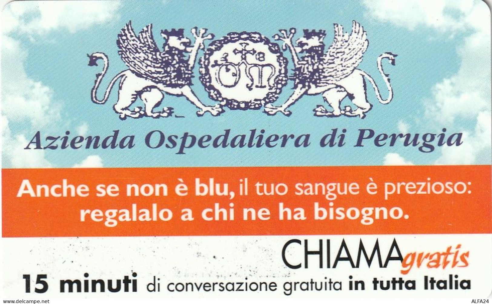 CHIAMAGRATIS MASTER/PROTOTIPO 241 AZ OSPED PERUGIA  (CV1729 - Private-Omaggi