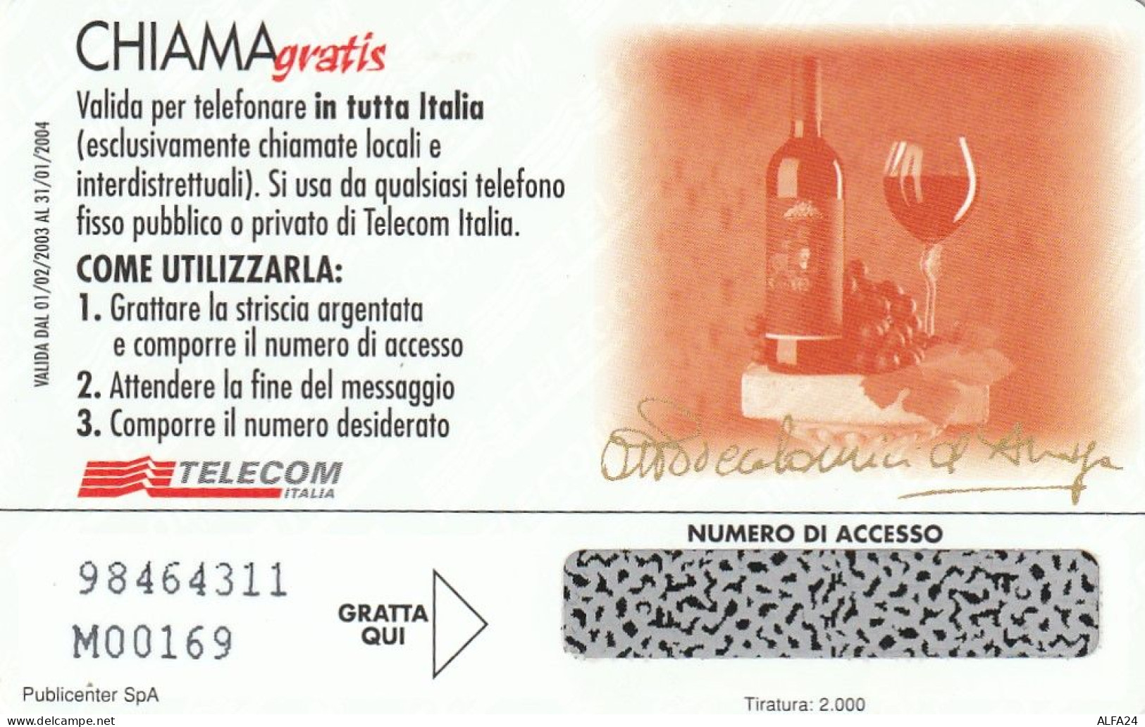 CHIAMAGRATIS MASTER/PROTOTIPO 517 PICCOLOMINI  (CV1712 - Private-Omaggi