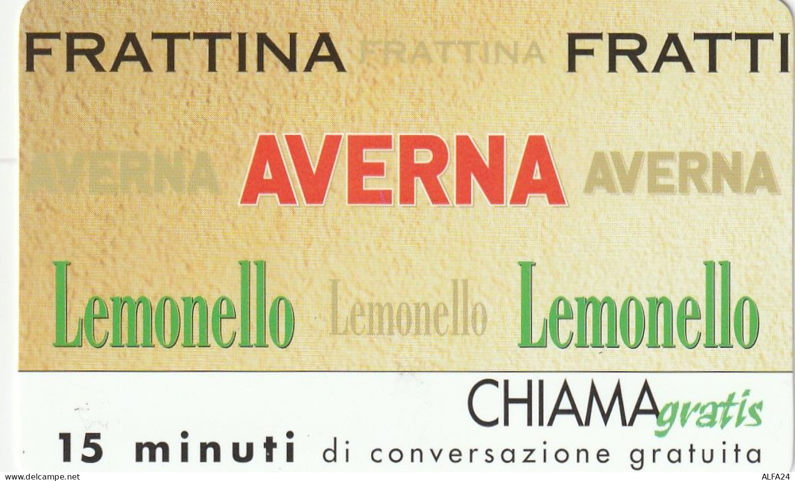 CHIAMAGRATIS MASTER/PROTOTIPO 428 AVERNA  (CV1694 - Private-Omaggi