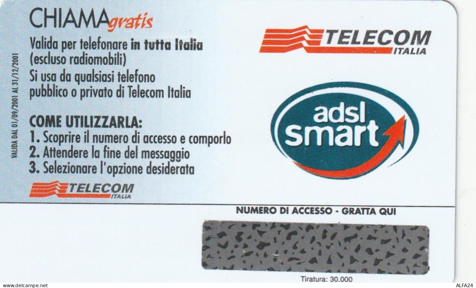 CHIAMAGRATIS MASTER/PROTOTIPO 149 ADSL SMART  (CV1658 - Private-Omaggi