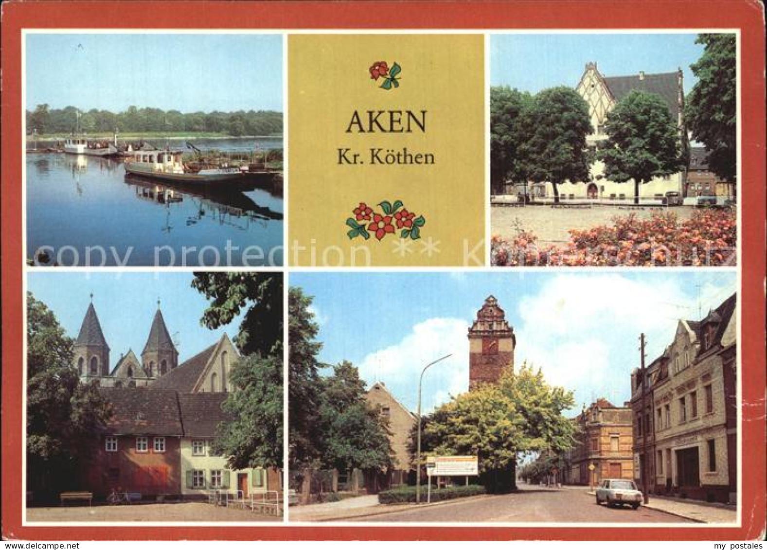 42600210 Aken Elbe See Kirche Platz  Aken - Aken