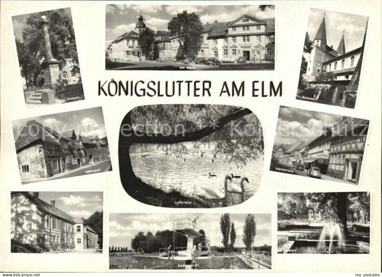 42600025 Koenigslutter Elm Kriegerdenkmal Landeskrankenhaus Kattreppeln Zollplat - Königslutter