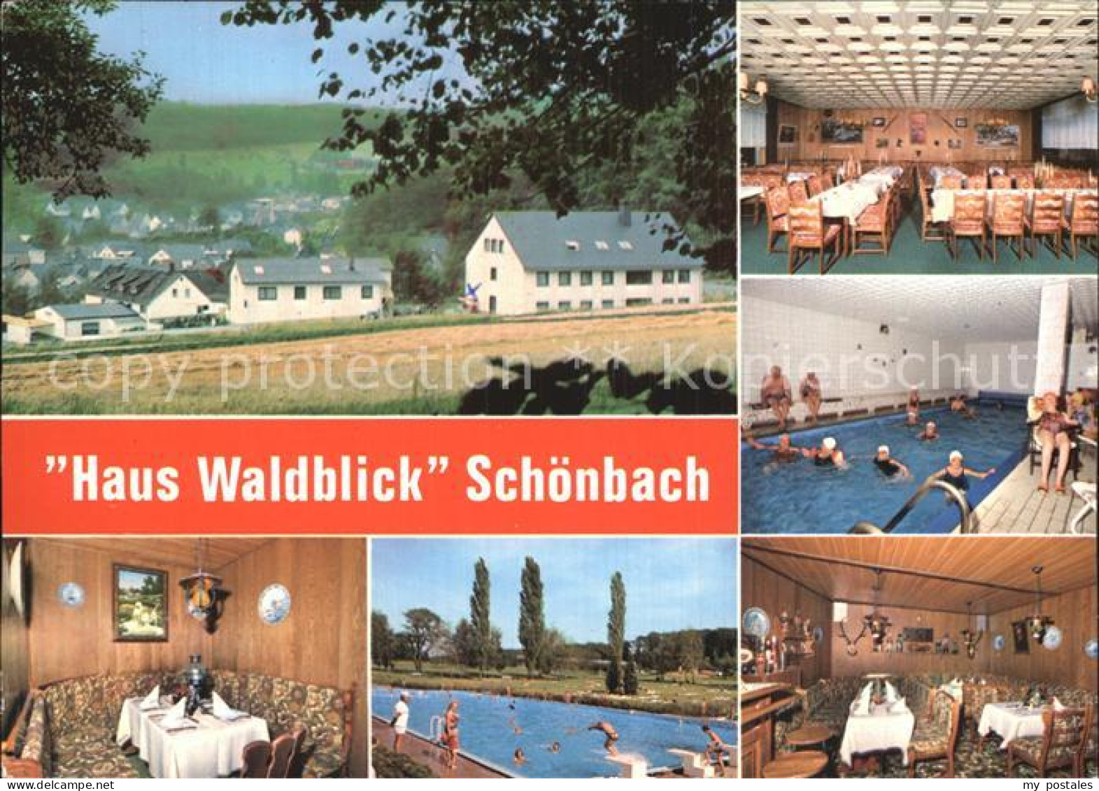 42599232 Schoenbach Dillkreis Haus Waldblick Restaurant Pension Schoenbach - Herborn