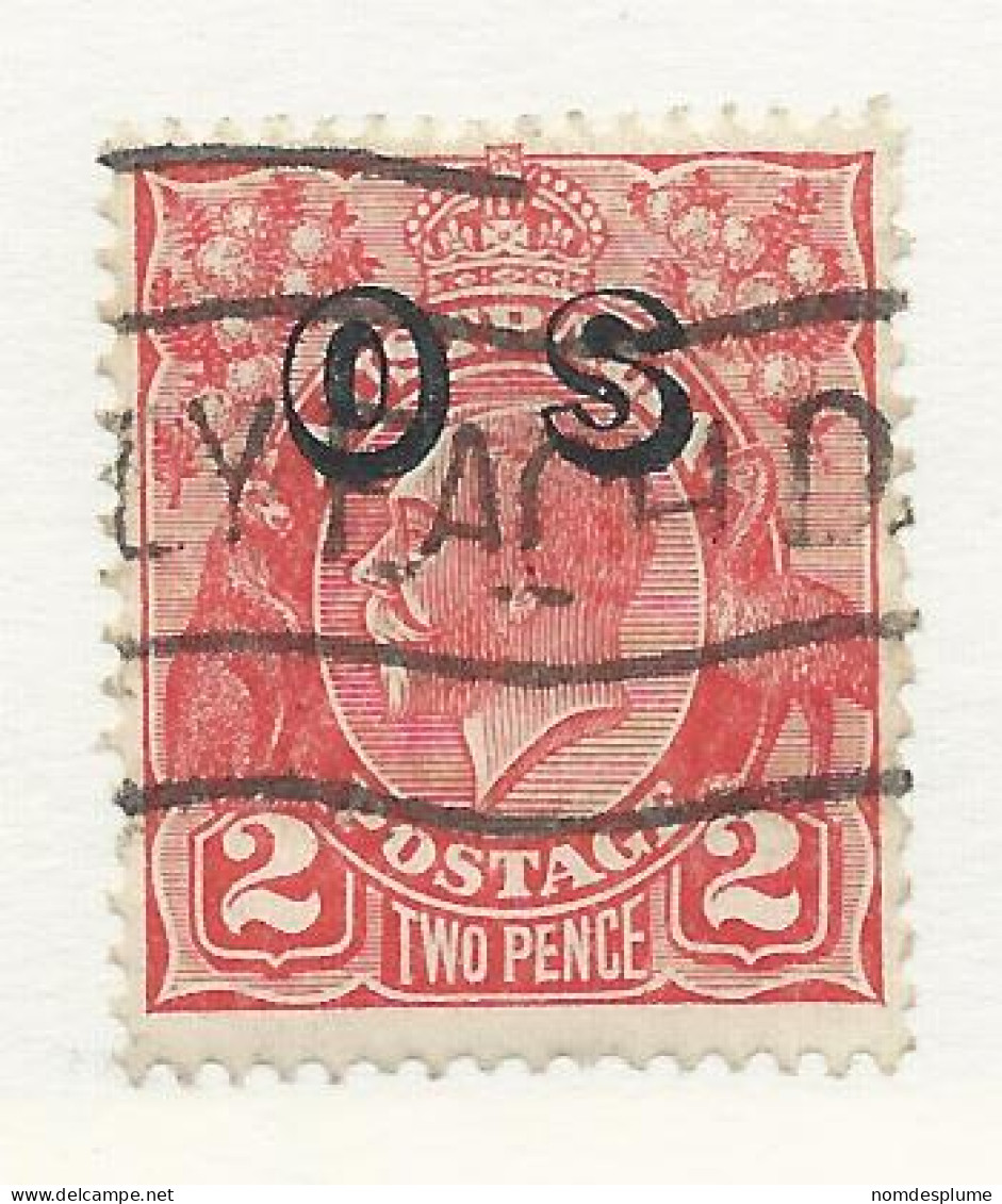 25876) Australia George V    Watermark  Multi Small Crown 1931 Official - Gebruikt