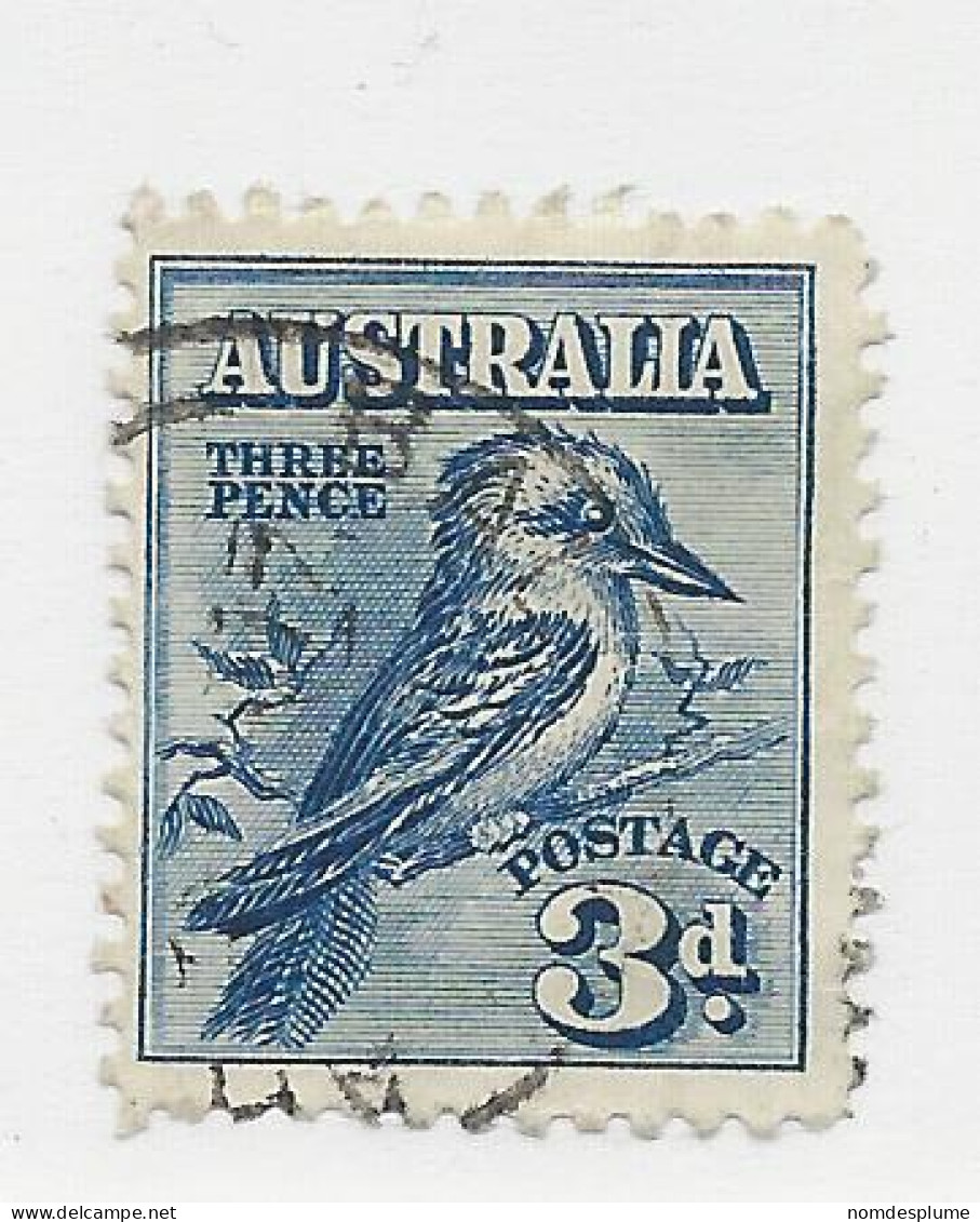 25882) Australia 1928 Bird Kookabura - Usados