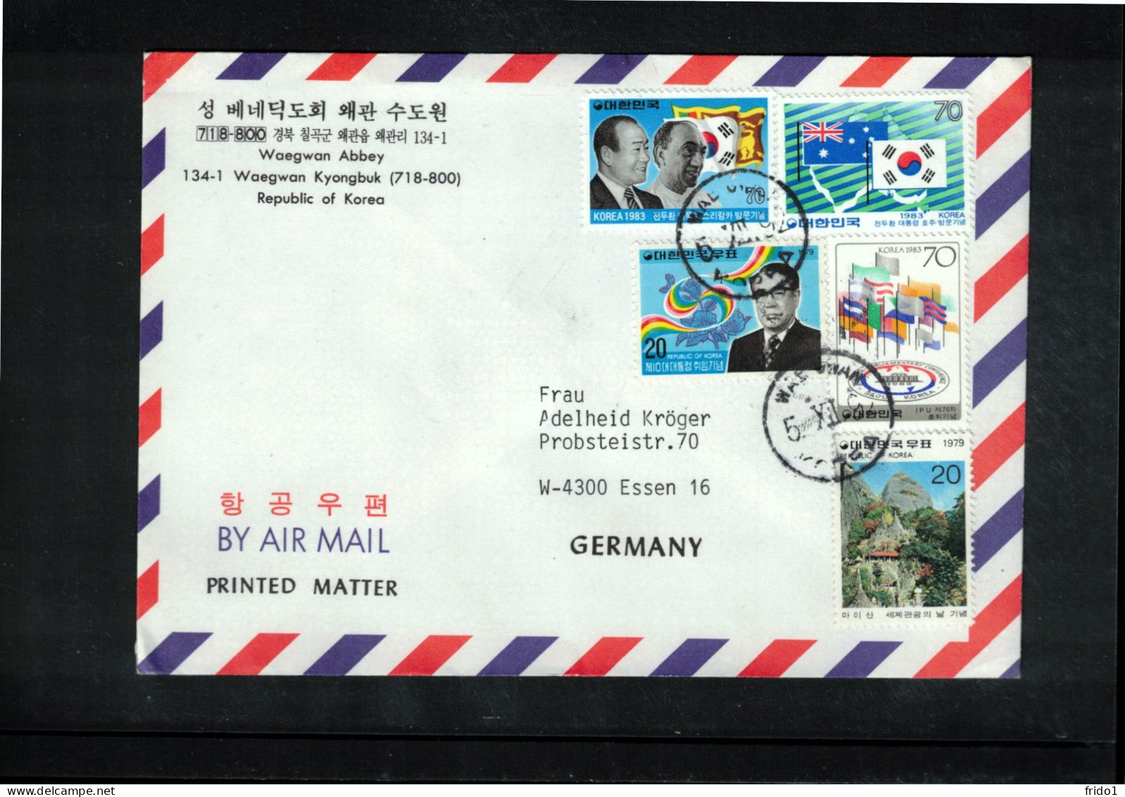 South Korea 1992 Interesting Airmail Letter - Corée Du Sud