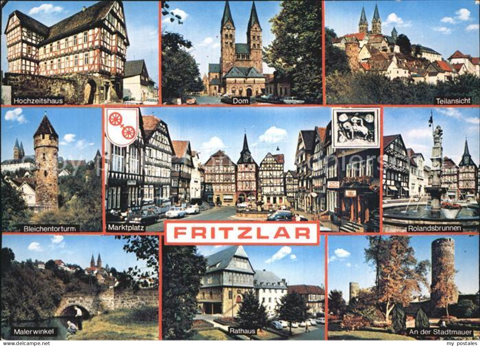 42595845 Fritzlar Rolandsbrunnen Stadtmauer Malerwinkel Bleichertorturm Hochzeit - Fritzlar