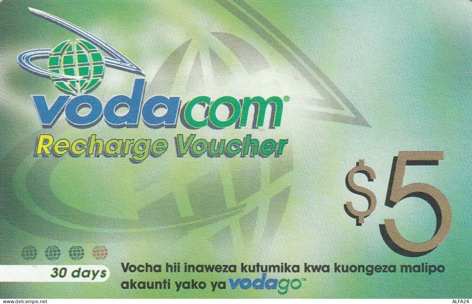 PREPAID PHONE CARD TANZANIA  (CV4254 - Tanzania