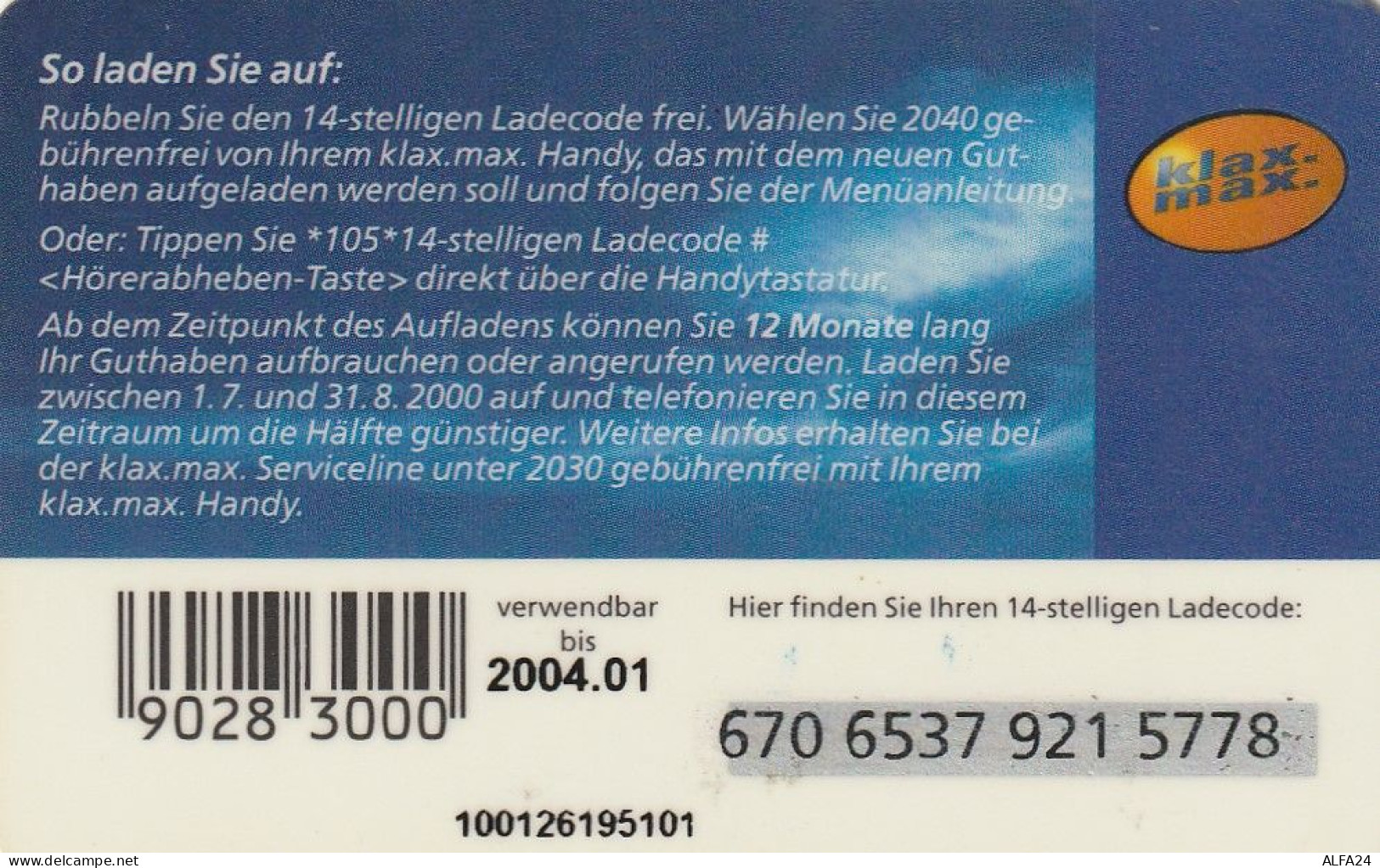 PREPAID PHONE CARD AUSTRIA  (CV4230 - Autriche