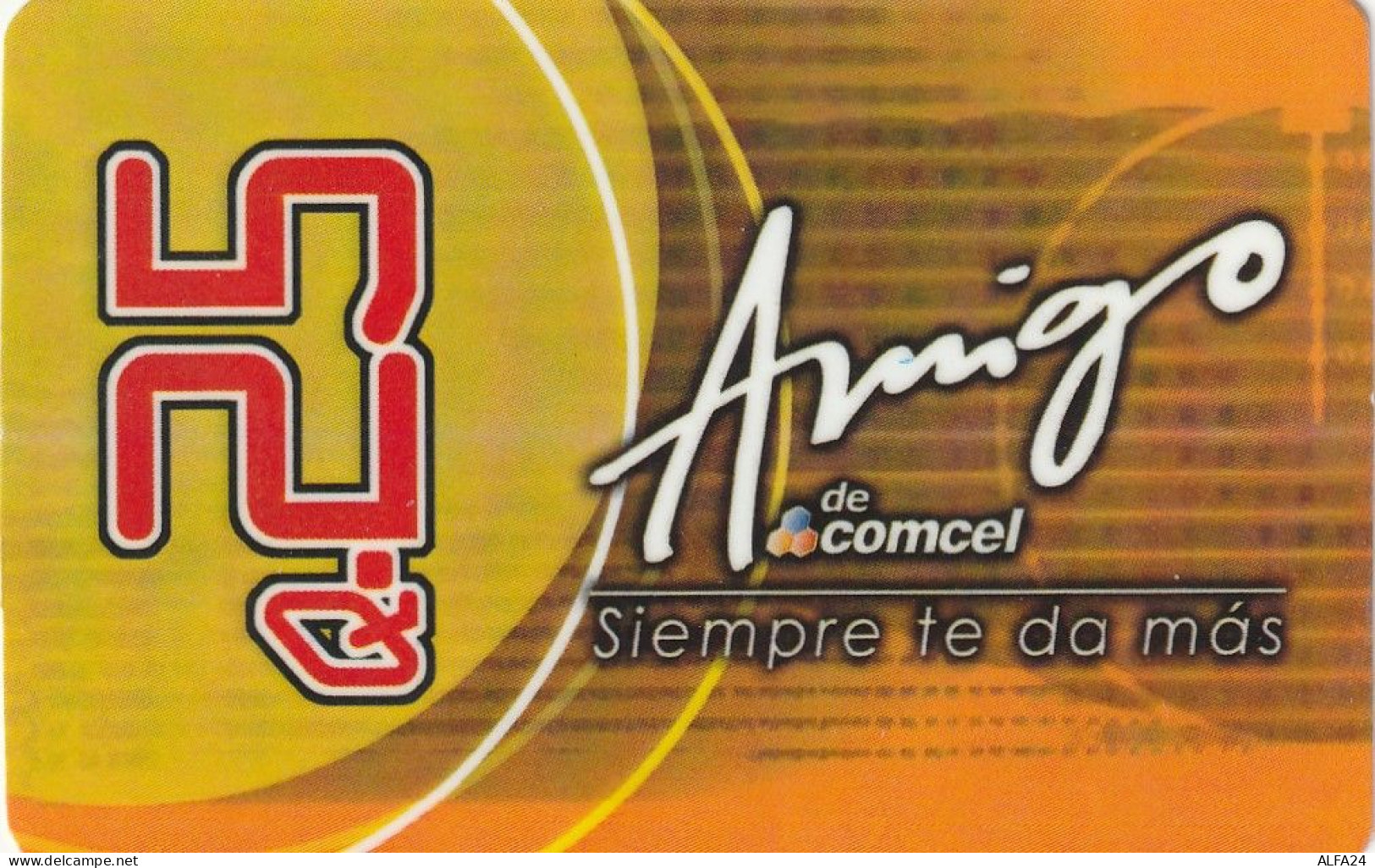 PREPAID PHONE CARD GUATEMALA  (CV4140 - Guatemala