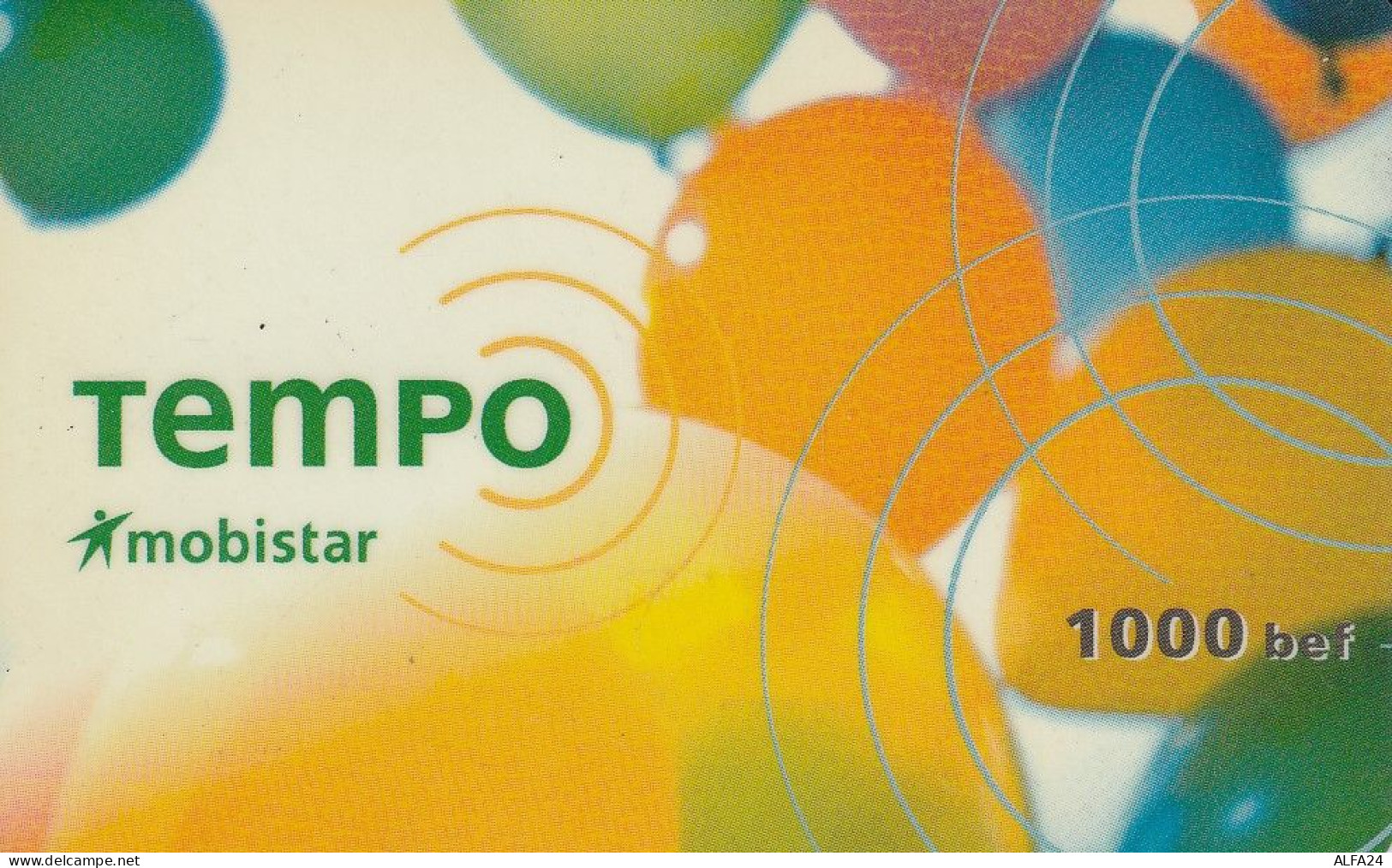 PREPAID PHONE CARD BELGIO  (CV2985 - GSM-Kaarten, Herlaadbaar & Voorafbetaald