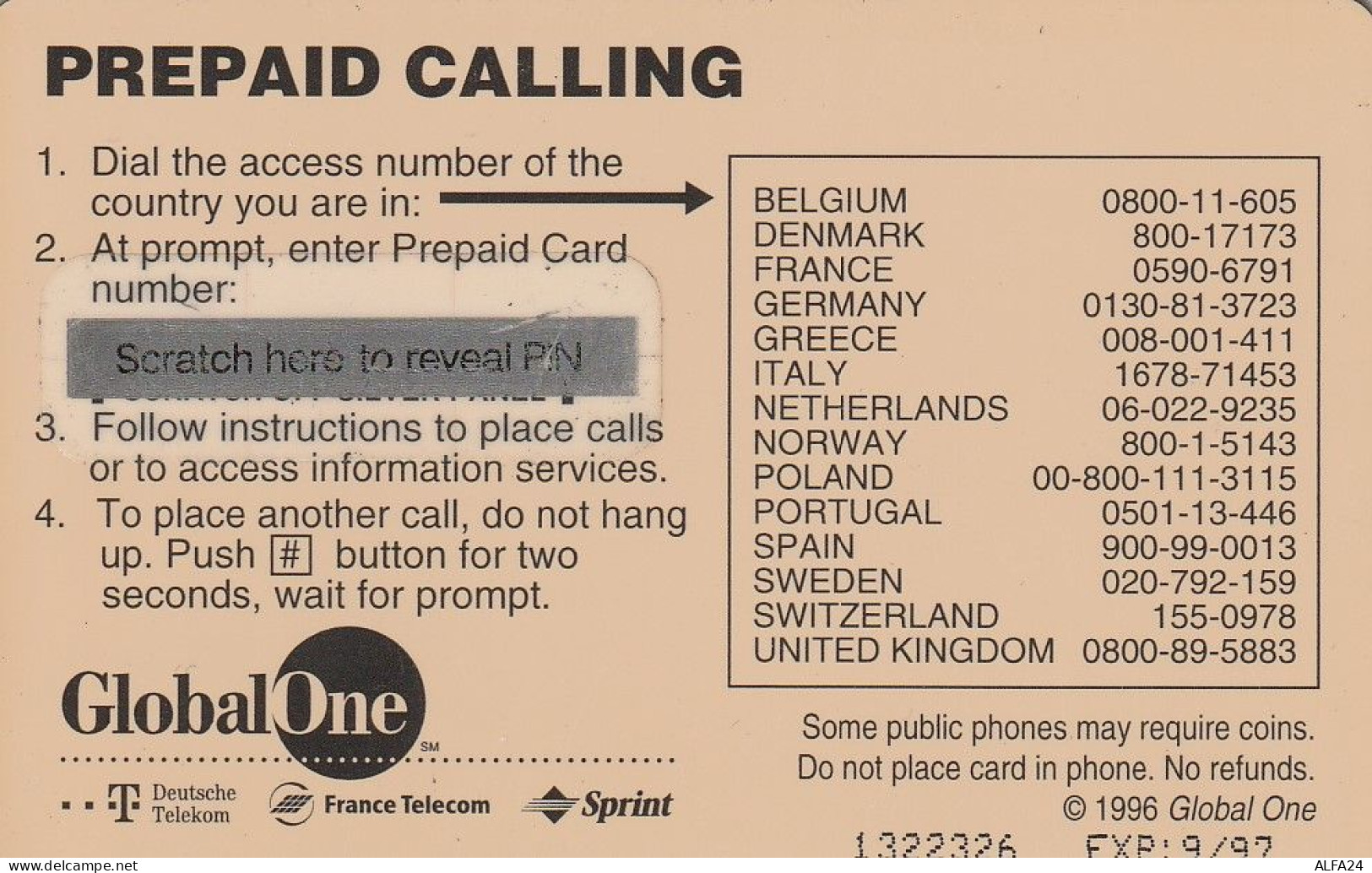 PREPAID PHONE CARD BELGIO  (CV2939 - [2] Prepaid & Refill Cards