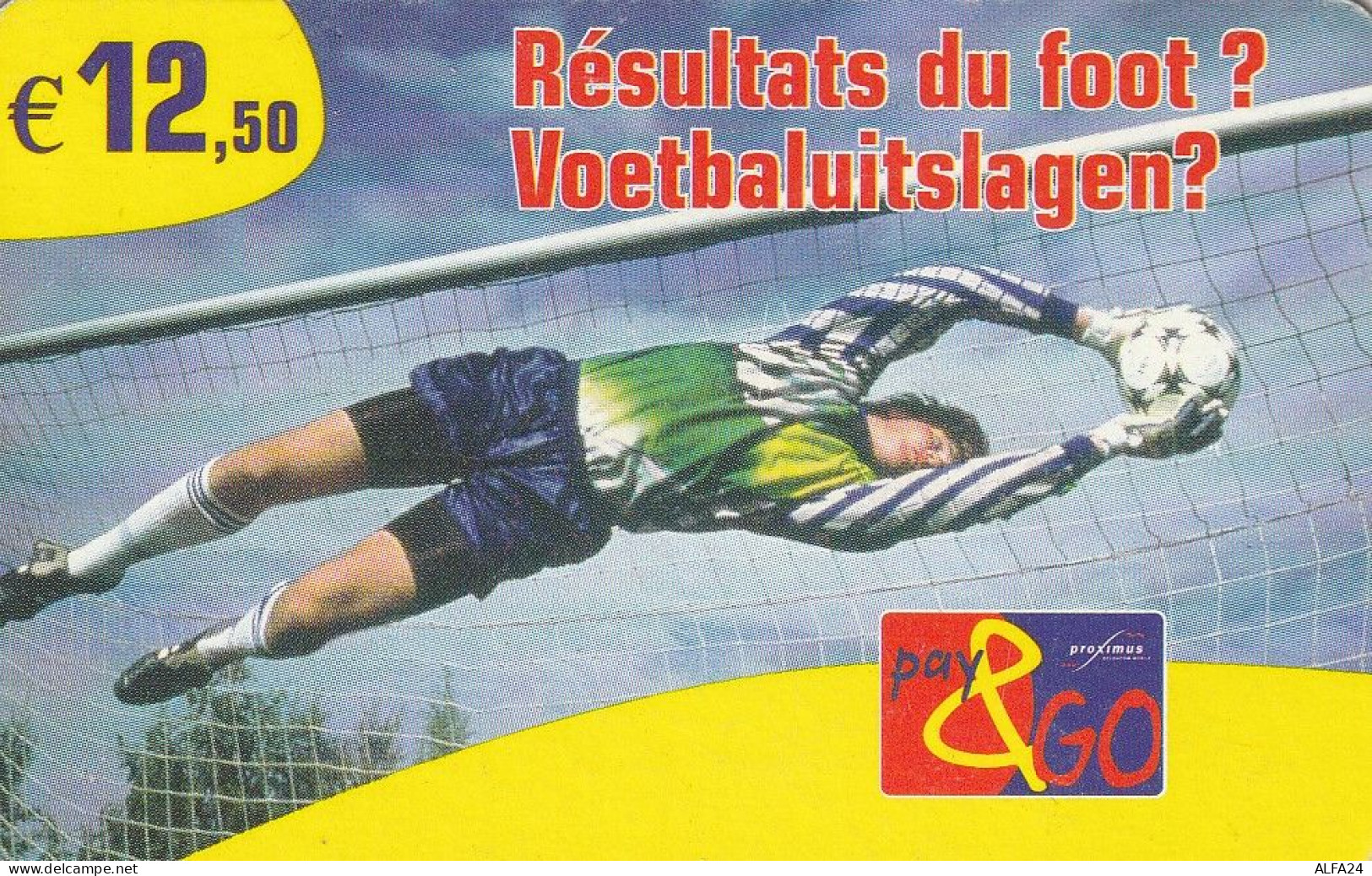 PREPAID PHONE CARD BELGIO  (CV2931 - [2] Prepaid & Refill Cards