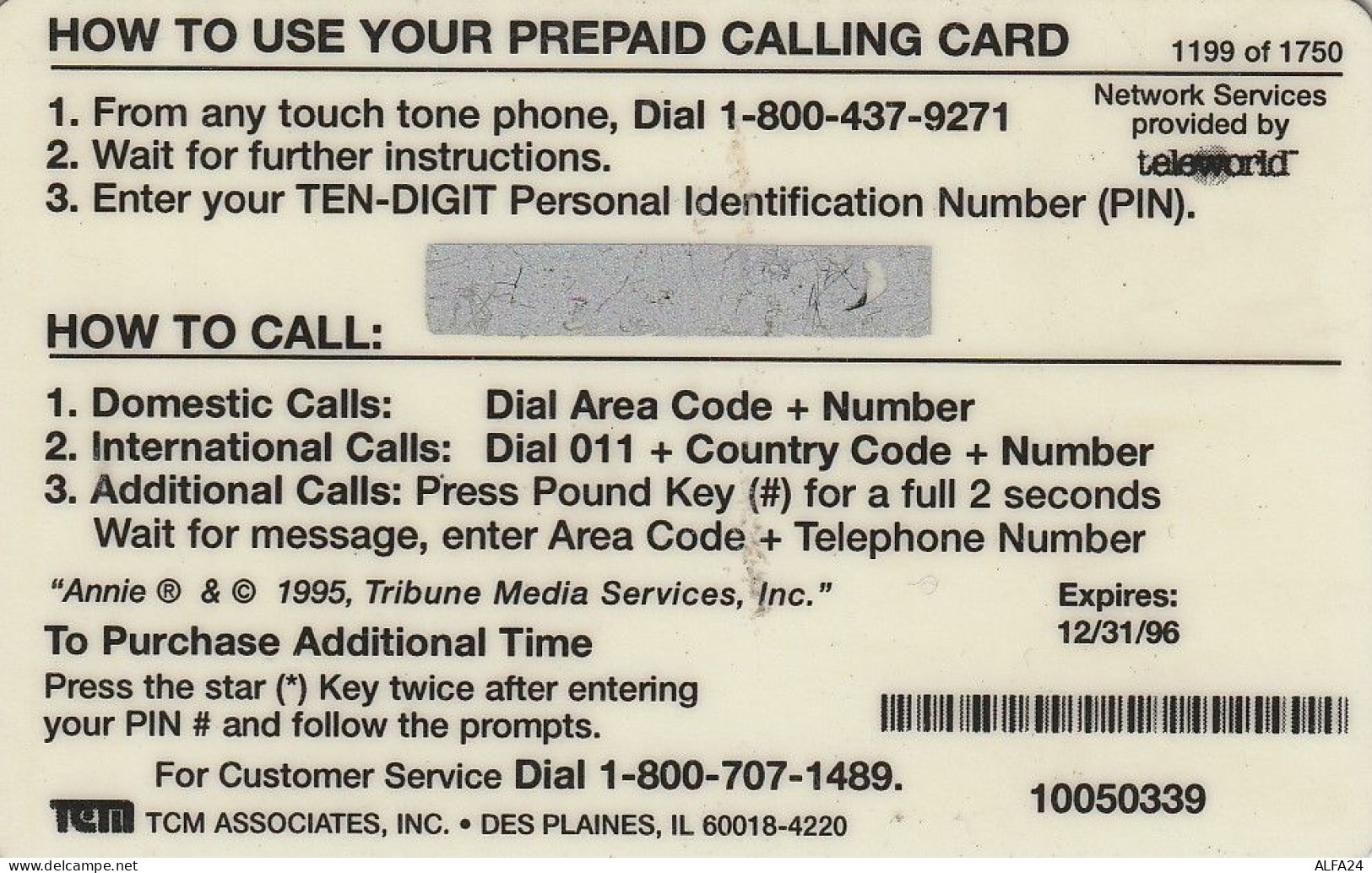 PREPAID PHONE CARD STATI UNITI LADY DIANA (CV4903 - Personaggi