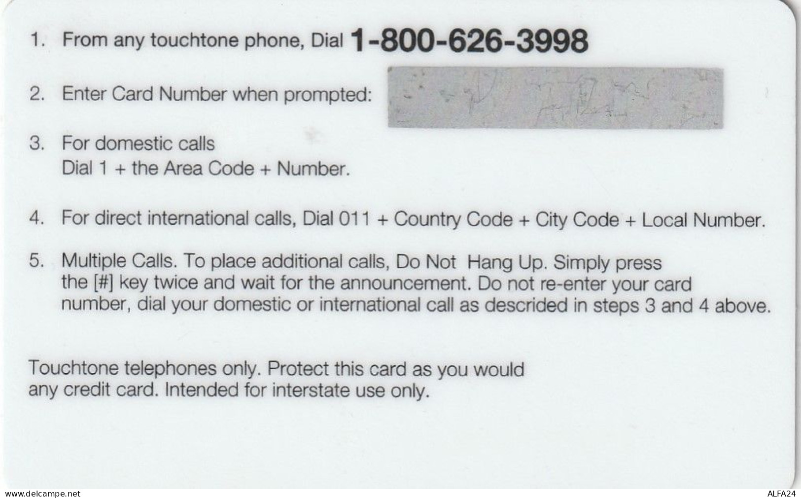 PREPAID PHONE CARD STATI UNITI BACKSTREET BOYS (CV4868 - Musique