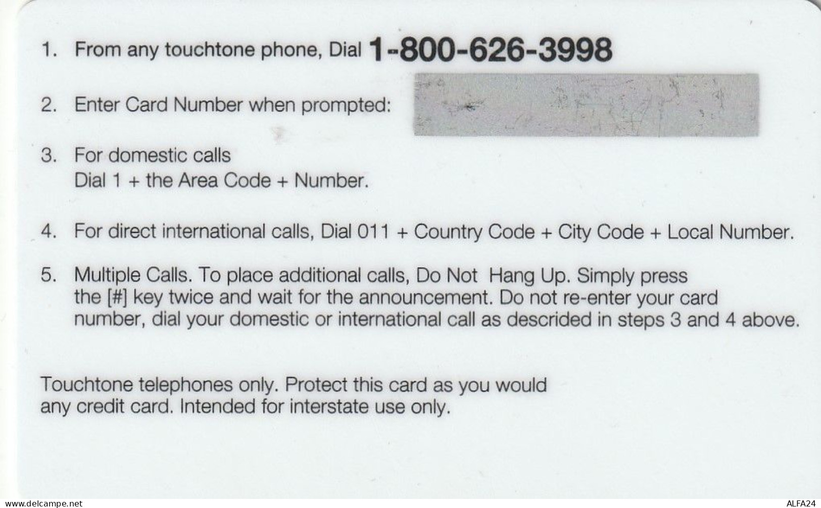 PREPAID PHONE CARD STATI UNITI BACKSTREET BOYS (CV4796 - Música