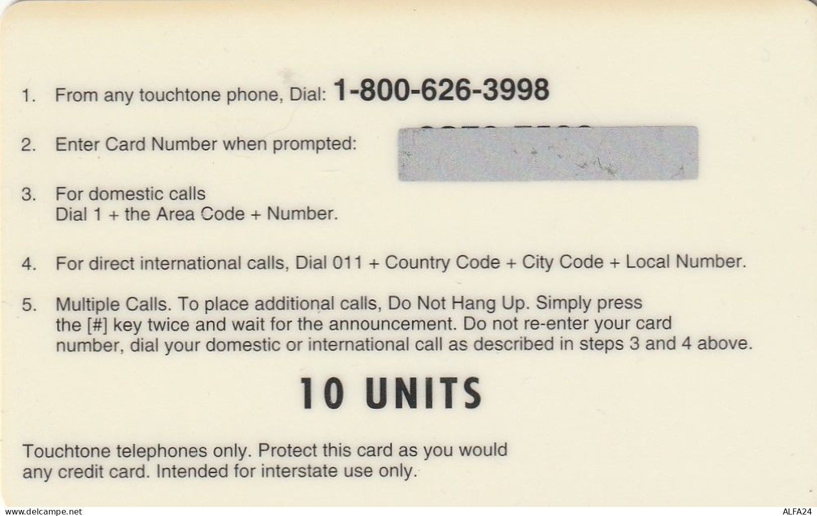 PREPAID PHONE CARD STATI UNITI LOONEY TUNES (CV4764 - BD