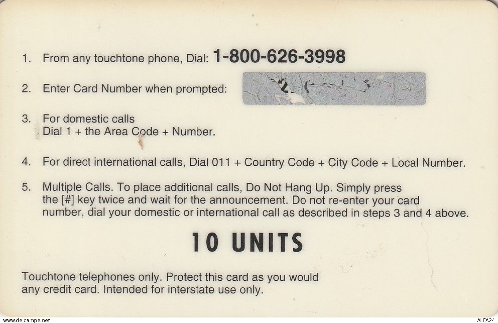PREPAID PHONE CARD STATI UNITI LOONEY TUNES (CV4767 - BD