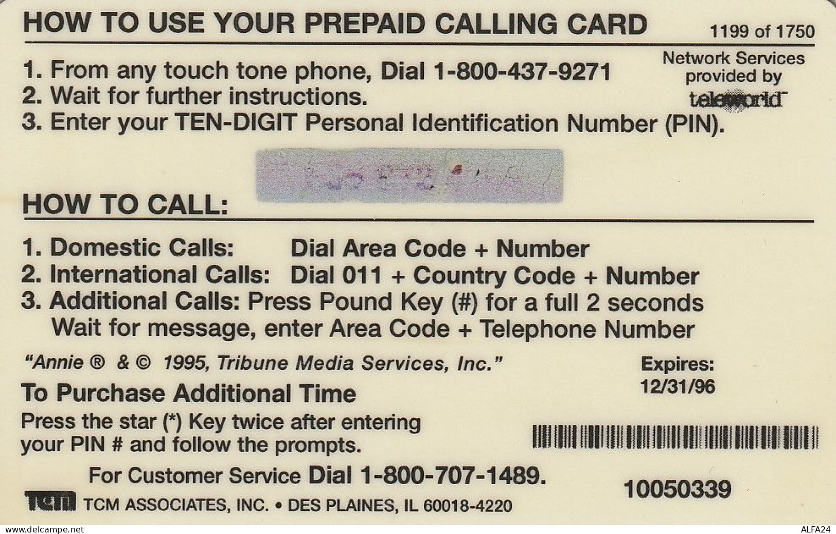 PREPAID PHONE CARD STATI UNITI LADY DIANA (CV4731 - Personaggi