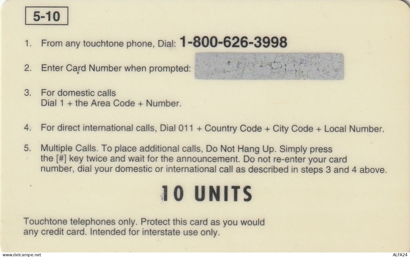 PREPAID PHONE CARD STATI UNITI LADY DIANA (CV4740 - Characters