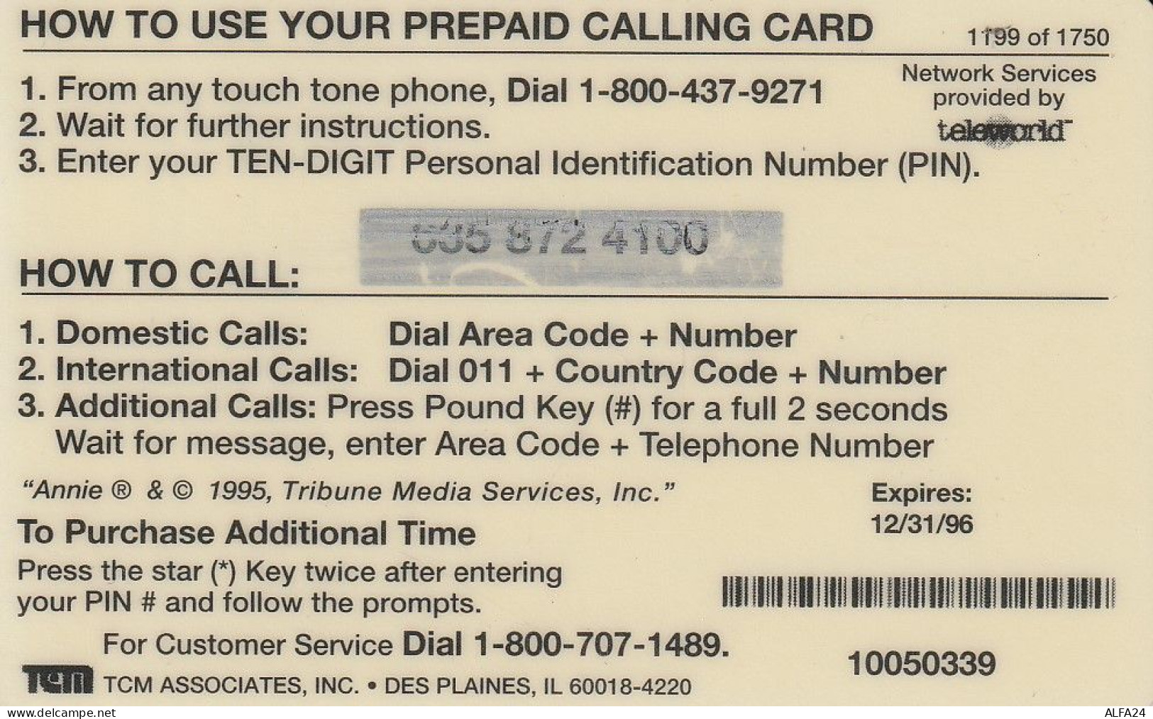PREPAID PHONE CARD STATI UNITI DI CAPRIO (CV4729 - Cine