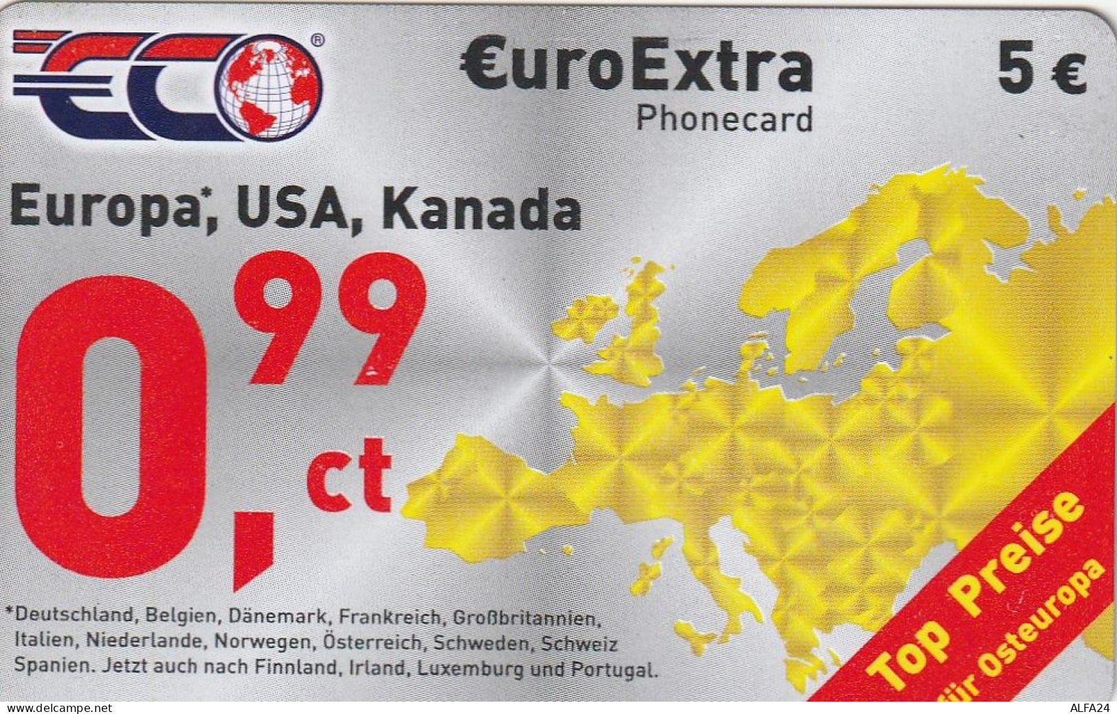 PREPAID PHONE CARD GERMANIA  (CV4699 - GSM, Voorafbetaald & Herlaadbare Kaarten