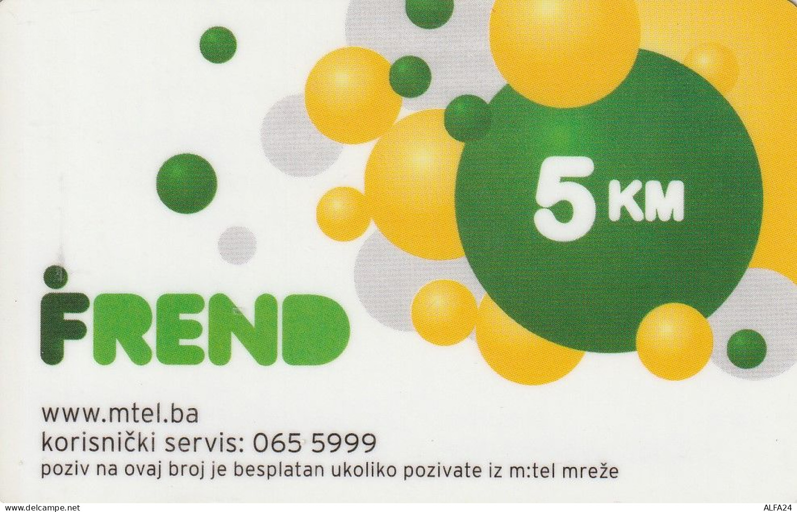 PREPAID PHONE CARD BOSNIA ERZEGOVINA  (CV4655 - Bosnia