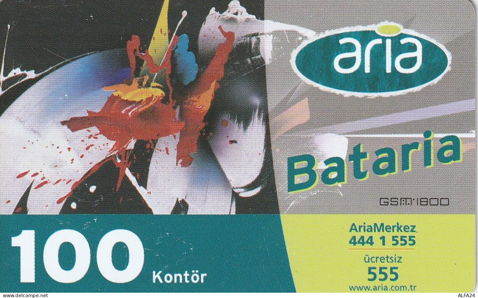 PREPAID PHONE CARD TURCHIA  (CV4651 - Turkey