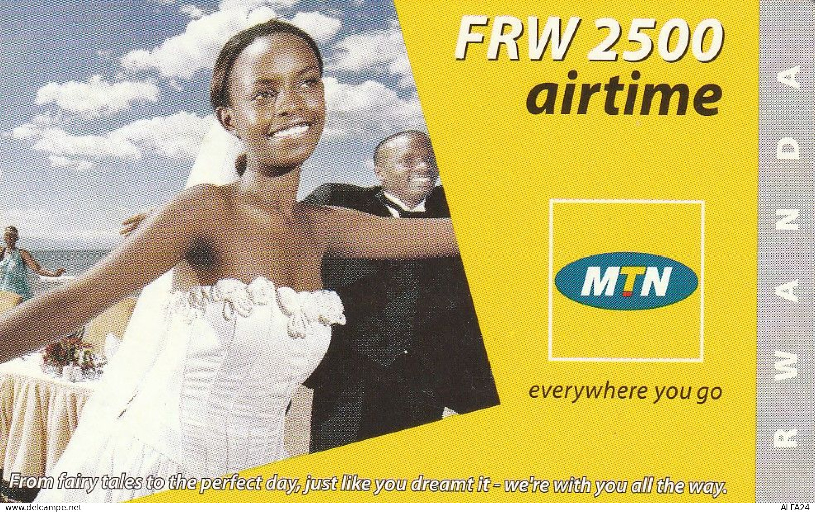 PREPAID PHONE CARD RWANDA  (CV4634 - Rwanda