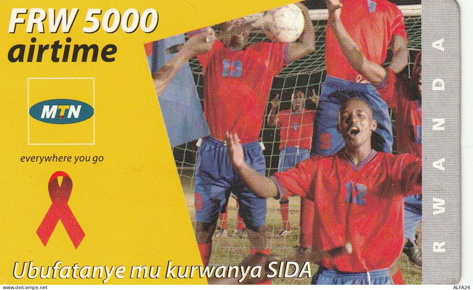 PREPAID PHONE CARD RWANDA  (CV4608 - Rwanda
