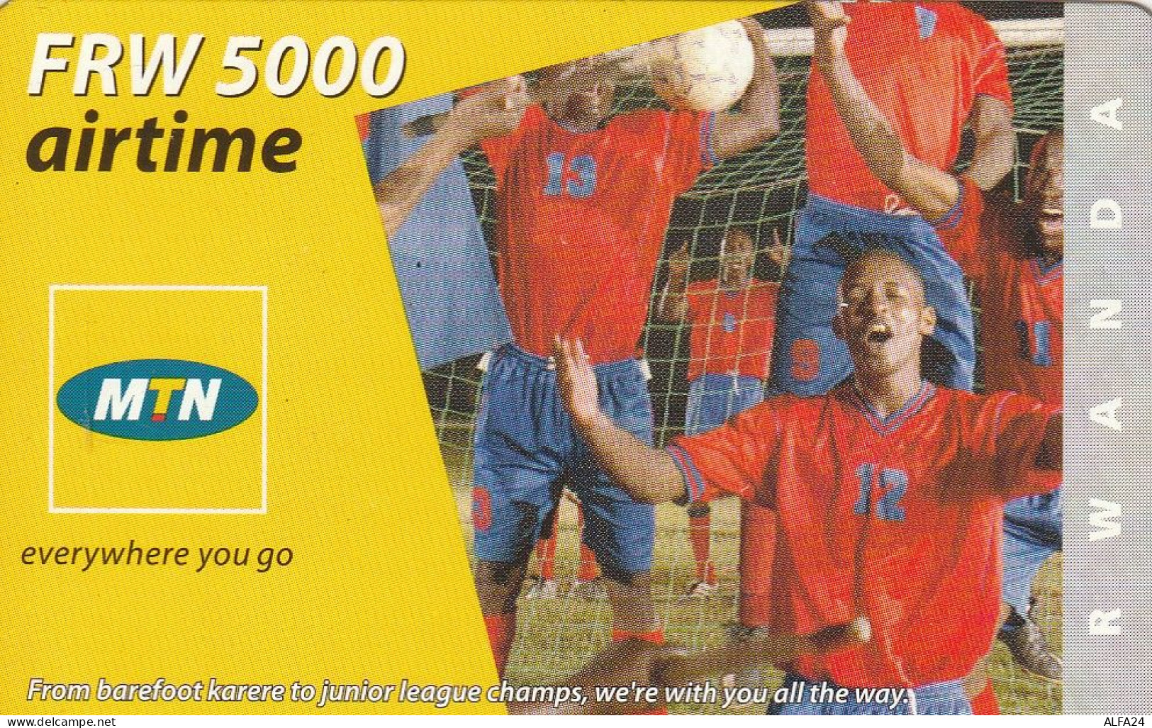 PREPAID PHONE CARD RWANDA  (CV4583 - Rwanda