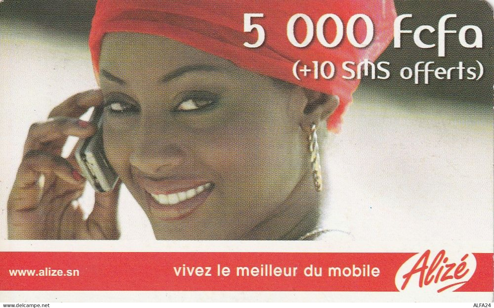 PREPAID PHONE CARD SENEGAL  (CV4567 - Senegal