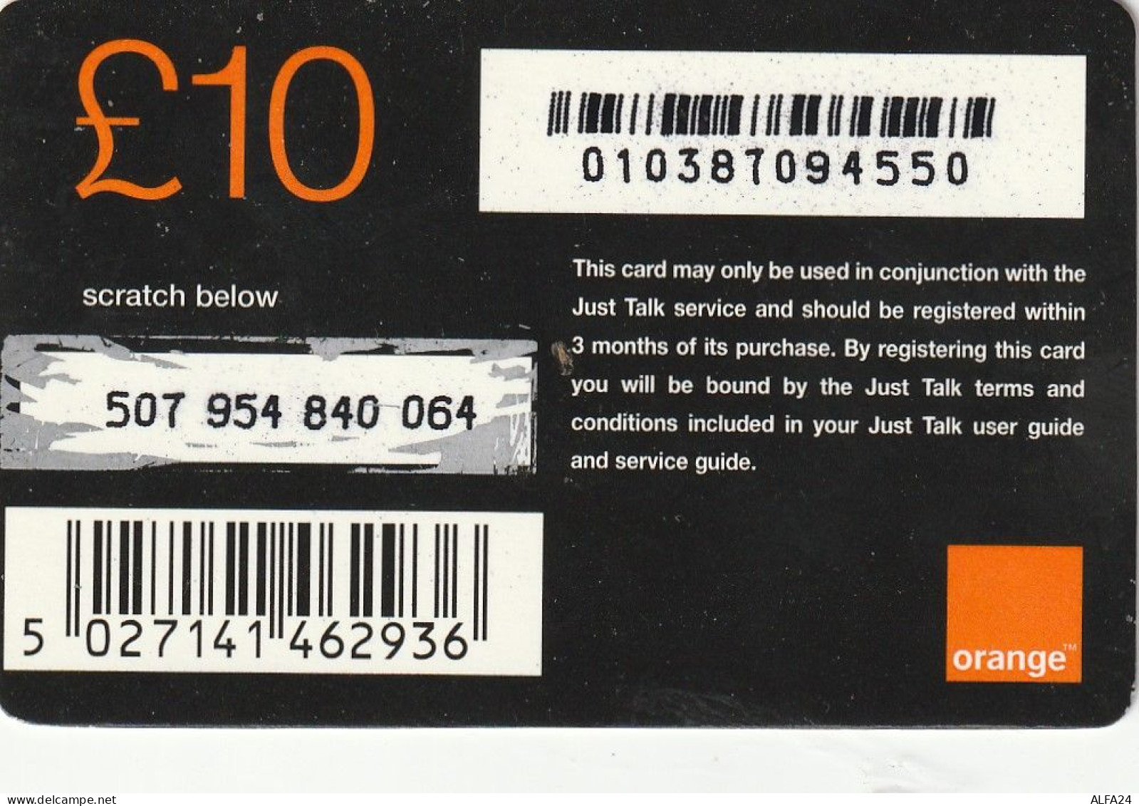 PREPAID PHONE CARD UK  (CV4388 - BT Schede Mondiali (Prepagate)