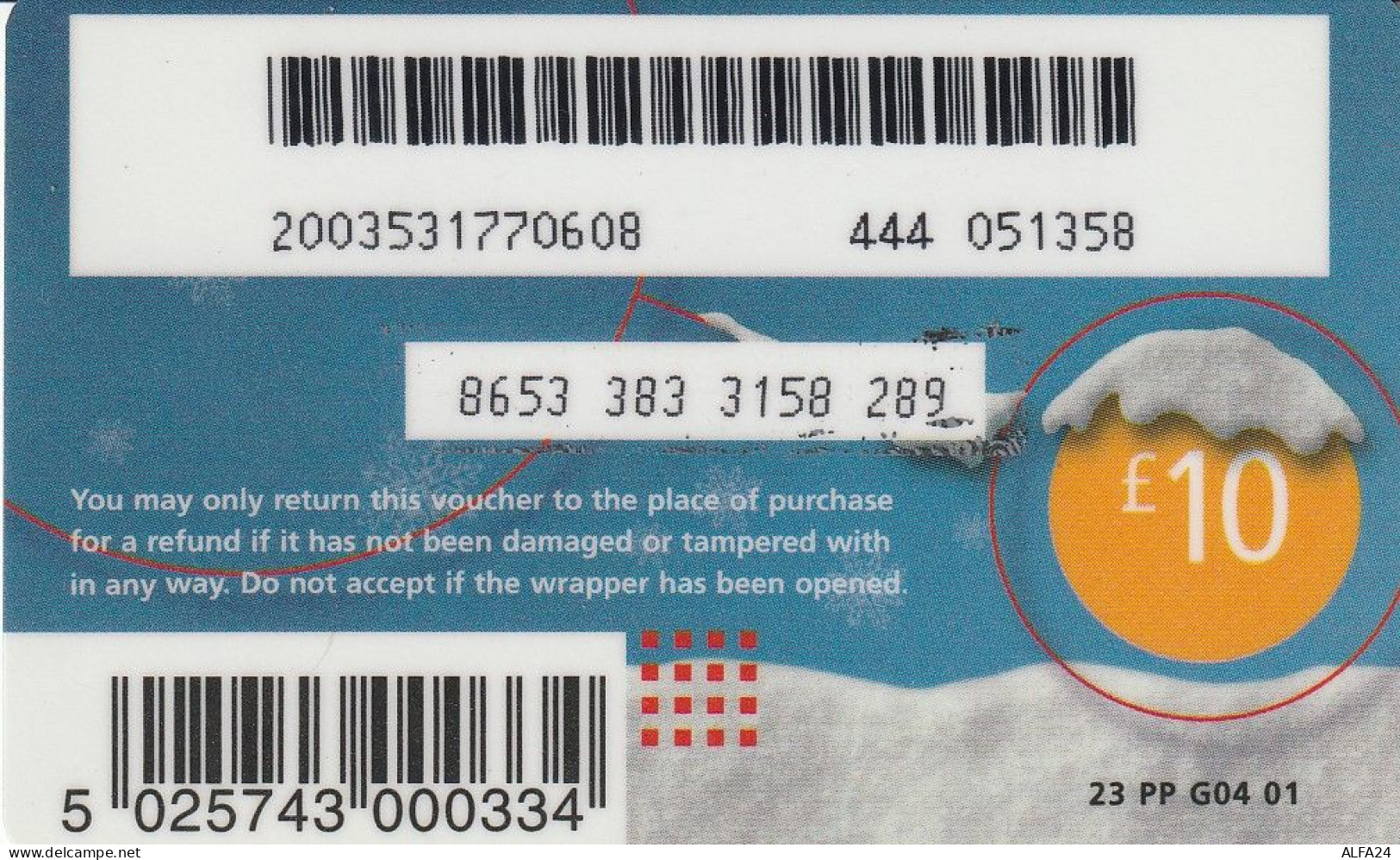 PREPAID PHONE CARD UK  (CV4386 - BT Global Cards (Prepaid)