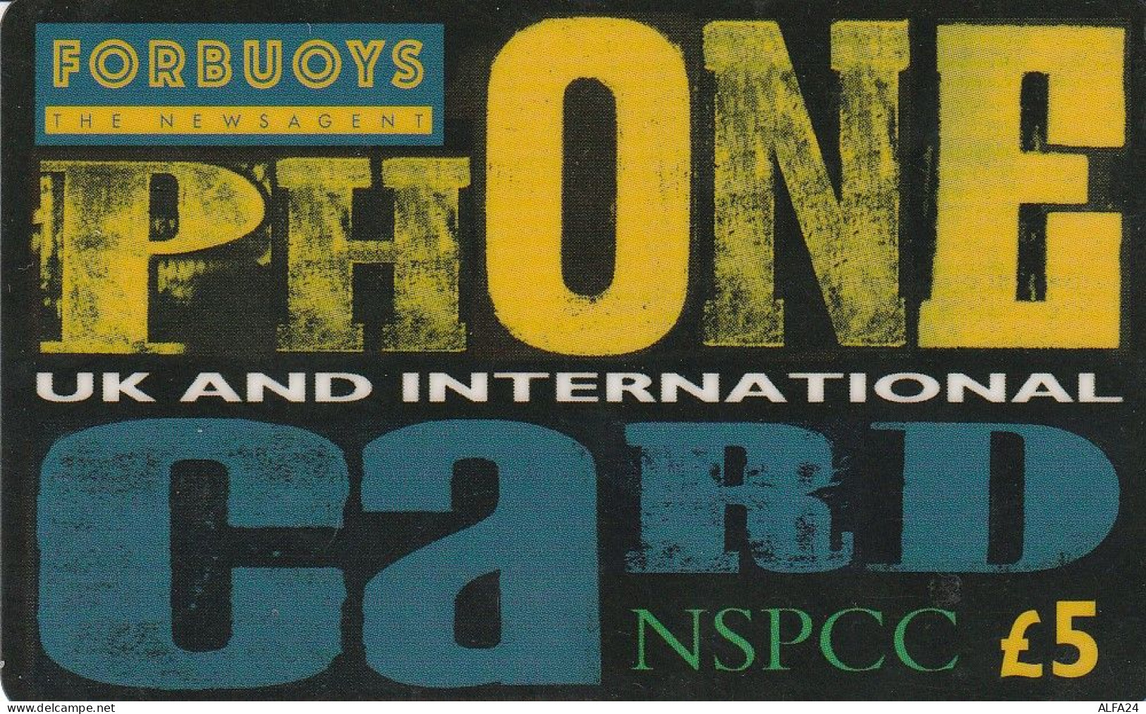 PREPAID PHONE CARD UK  (CV4378 - BT Schede Mondiali (Prepagate)