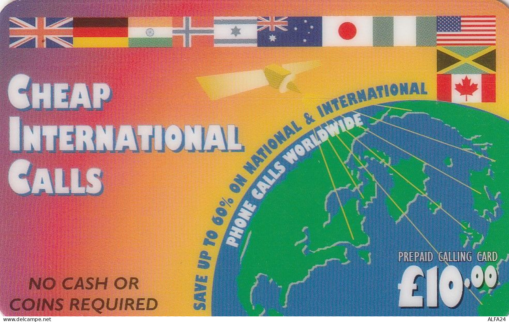 PREPAID PHONE CARD UK  (CV4364 - BT Cartes Mondiales (Prépayées)