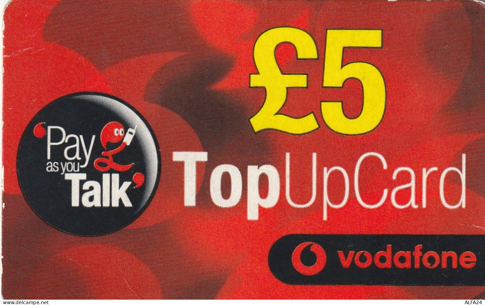 PREPAID PHONE CARD UK VODAFONE (CV4348 - BT Kaarten Voor Hele Wereld (Vooraf Betaald)