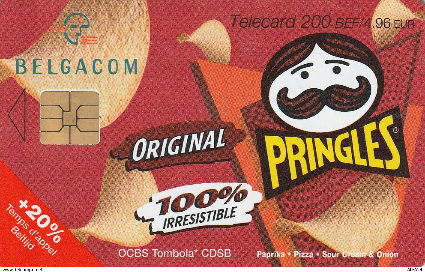 PHONE CARD BELGIO CHIP (CV6607 - With Chip