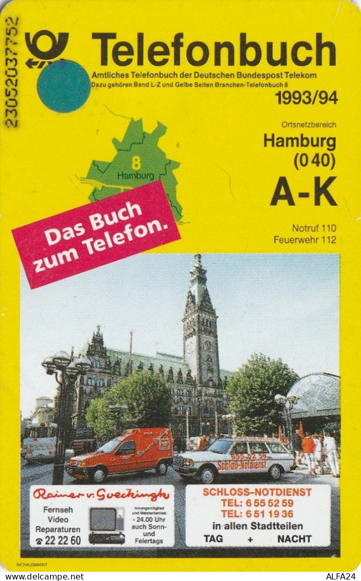 PHONE CARD GERMANIA SERIE S (CV6596 - S-Series : Tills With Third Part Ads