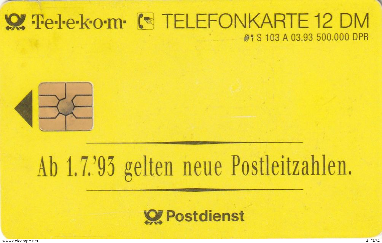 PHONE CARD GERMANIA SERIE A (CV6588 - A + AD-Series : D. Telekom AG Advertisement