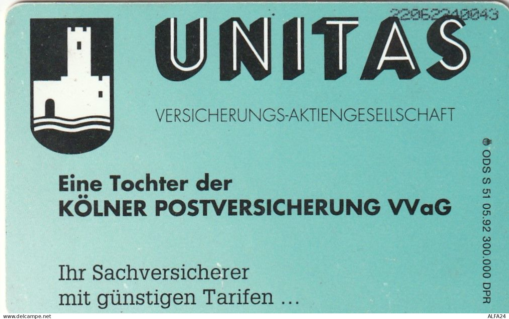 PHONE CARD GERMANIA SERIE S (CV6584 - S-Series : Tills With Third Part Ads