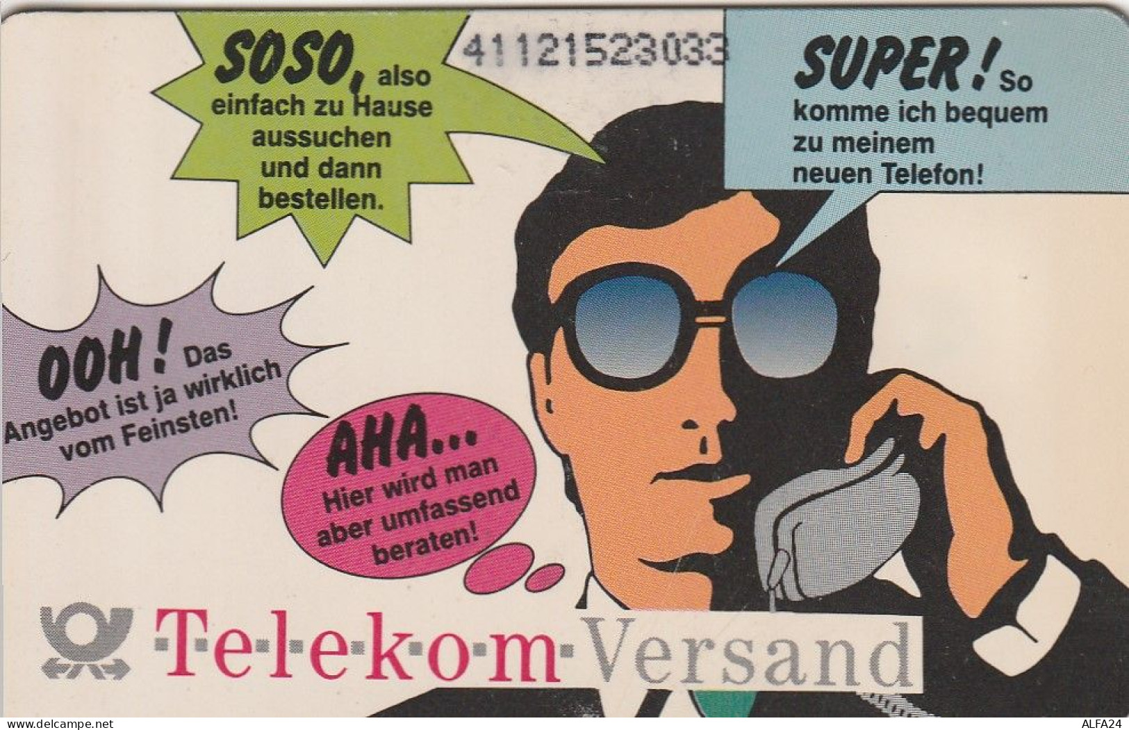 PHONE CARD GERMANIA SERIE P (CV6575 - P & PD-Reeksen : Loket Van D. Telekom