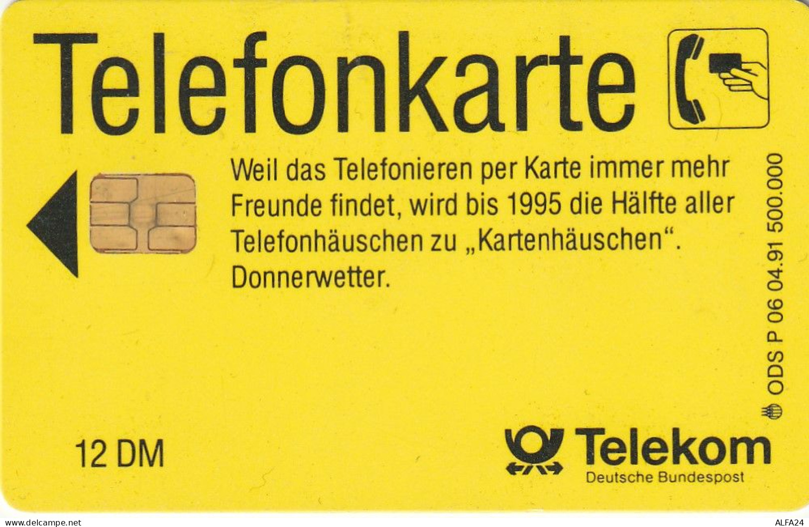 PHONE CARD GERMANIA SERIE P (CV6574 - P & PD-Series : D. Telekom Till