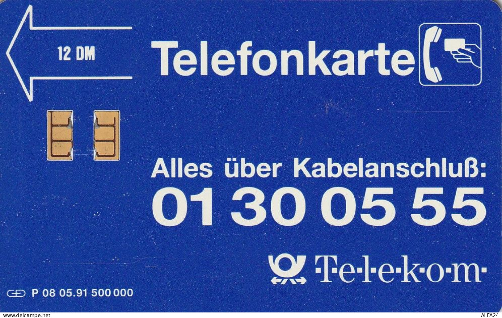 PHONE CARD GERMANIA SERIE P (CV6569 - P & PD-Series : Taquilla De Telekom Alemania